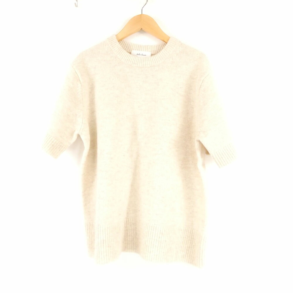 樂天商城 - 美品 Mila Owen ミラ オーウェン ニット トップス 0 ウール100％ 半袖 セーター レディース AM8566A47 【中古】