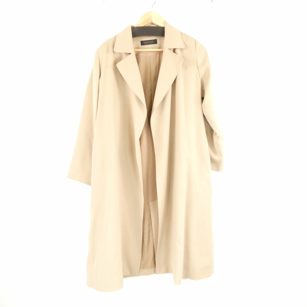 Rakuten - 美品 closet story クローゼットストーリー 6925-126-0155 ユル トレンチコート F ポリエステル100％ ガウン レディース AM8572A44 【中古】