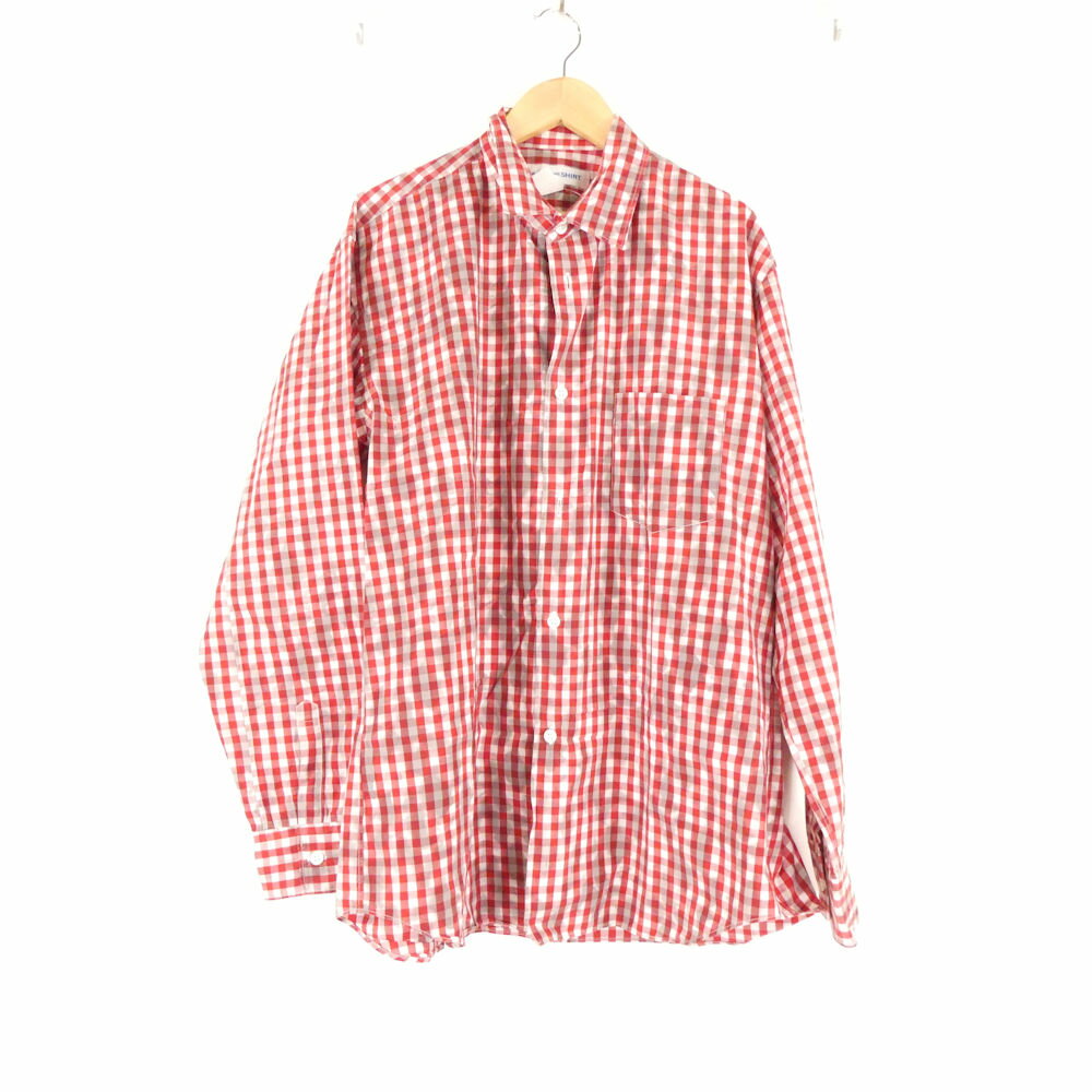 Rakuten - 美品 COMME des GARCONS SHIRT コムデギャルソン S28071 Mixed Print Shirt シャツ M コットン100% 長袖 ギンガムチェック 20SS トップス メンズ AU4335A89 【中古】