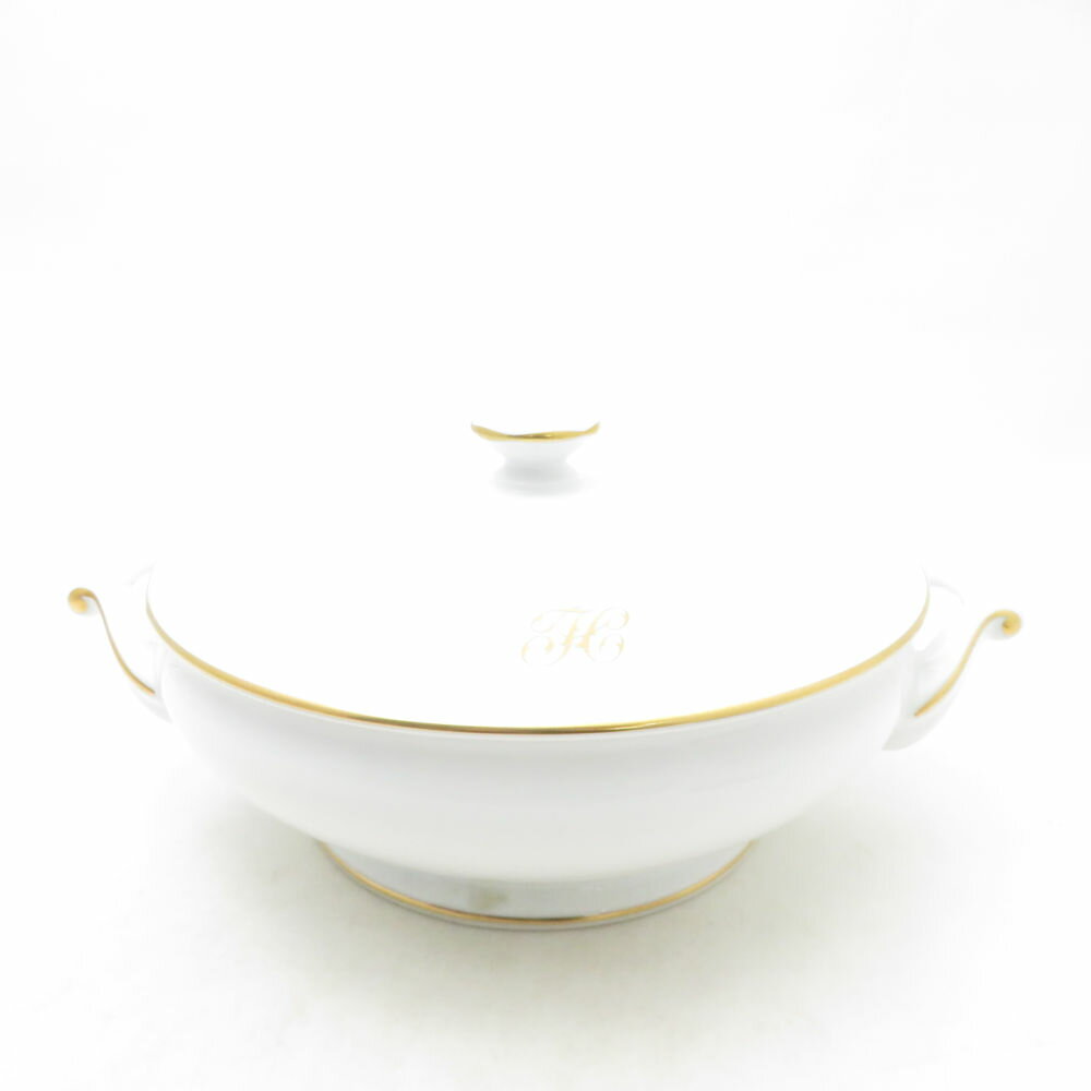 Rakuten - 美品 OKURA 大倉陶園 ゴールドライン リムシェープ キャセロール スープ チューリン SM5120U2 【中古】