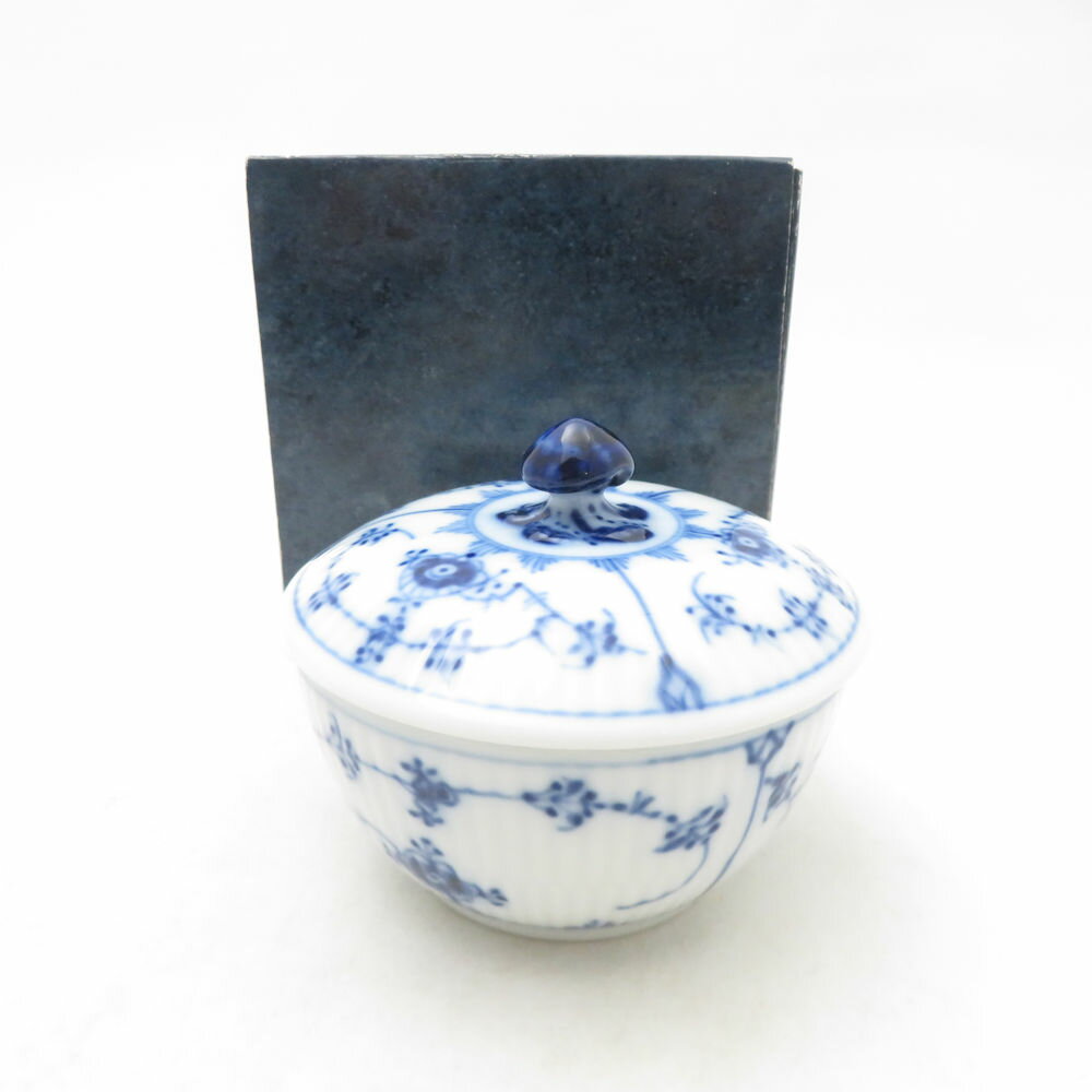 【中古】【店頭引取限定】  ロイヤルコペンハーゲン シュガーボックス ROYAL COPENHAGEN (ロイヤル・コペンハーゲン) シュガーポット ブルー