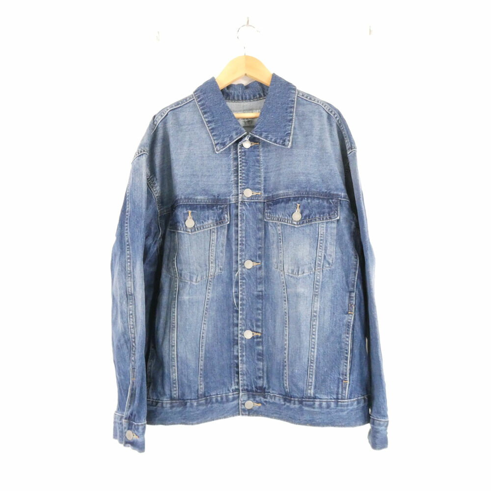 Rakuten - 美品 le coeur blanc ルクールブラン 3095076601 ルーズデニムジャケット 38 コットン100％ 長袖 レディース AM8594A63 【中古】