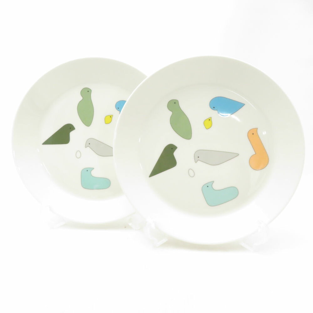 樂天商城 - 未使用 iittala イッタラ ミナペルホネン 2021 中皿 2枚 ペア 21cmプレート 鳥 北欧 フィンランド SC10706V1 【中古】