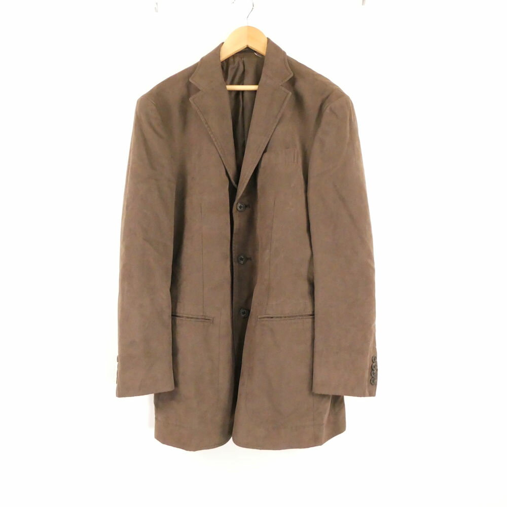 Rakuten - JOSEPH ABBOUD ジョセフアブード スウェード テーラードジャケット LL コットン ポリエステル 長袖 メンズ AN2950A92 【中古】