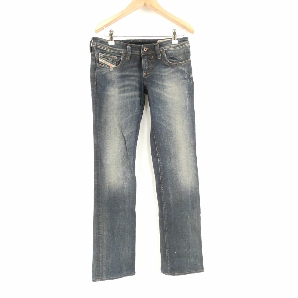 미품 DIESEL 디젤 0808A lowky L.30 데님 팬츠 25 코튼 그 외 청바지 지판 레이디스 AM8611A38 [중고]