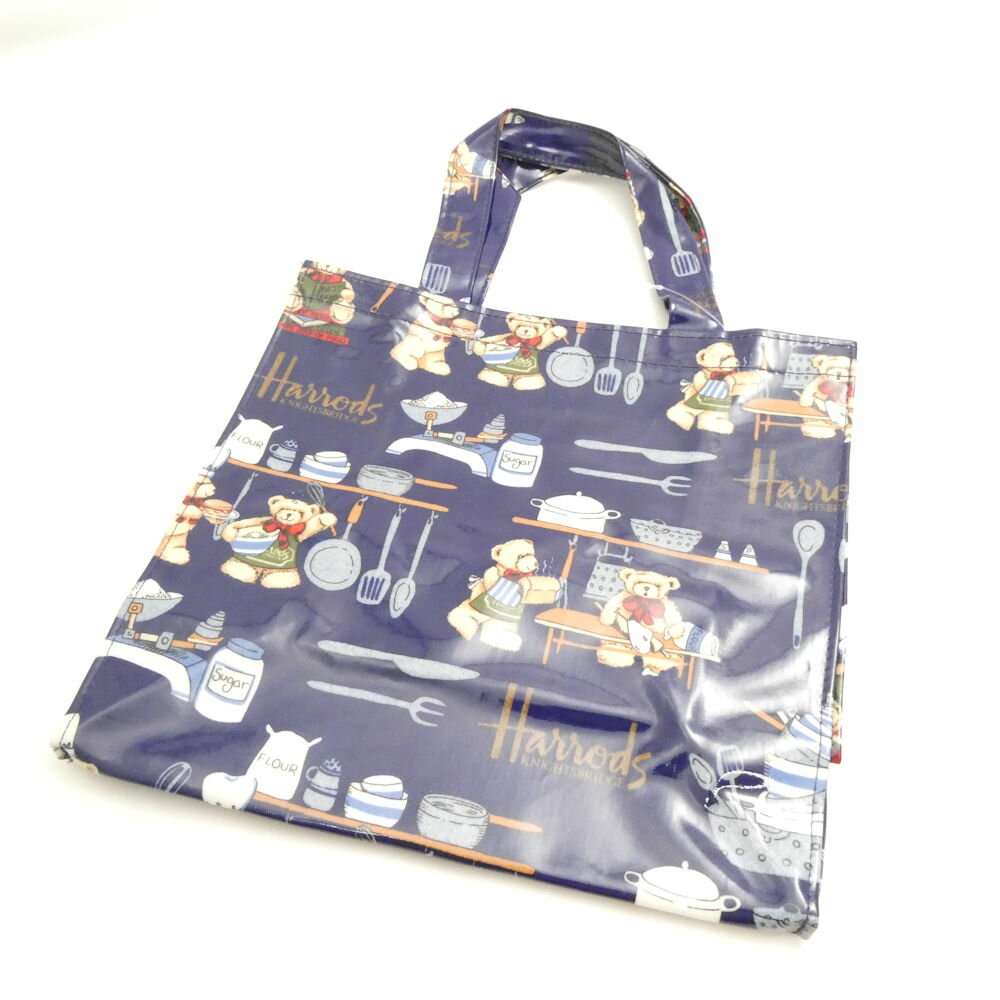 Rakuten - 美品 Harrods ハロッズ ナイツブリッジ ハンドバッグ クマ くま トート レディース AO4037 【中古】