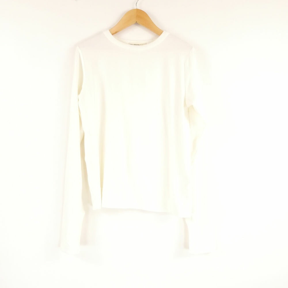未使用 sea room lynn シールームリン Wide sleeve コットン ロンT トップス F コットン100％ 長袖 レディース AM7298A69 Wide sleeveコットンロンT