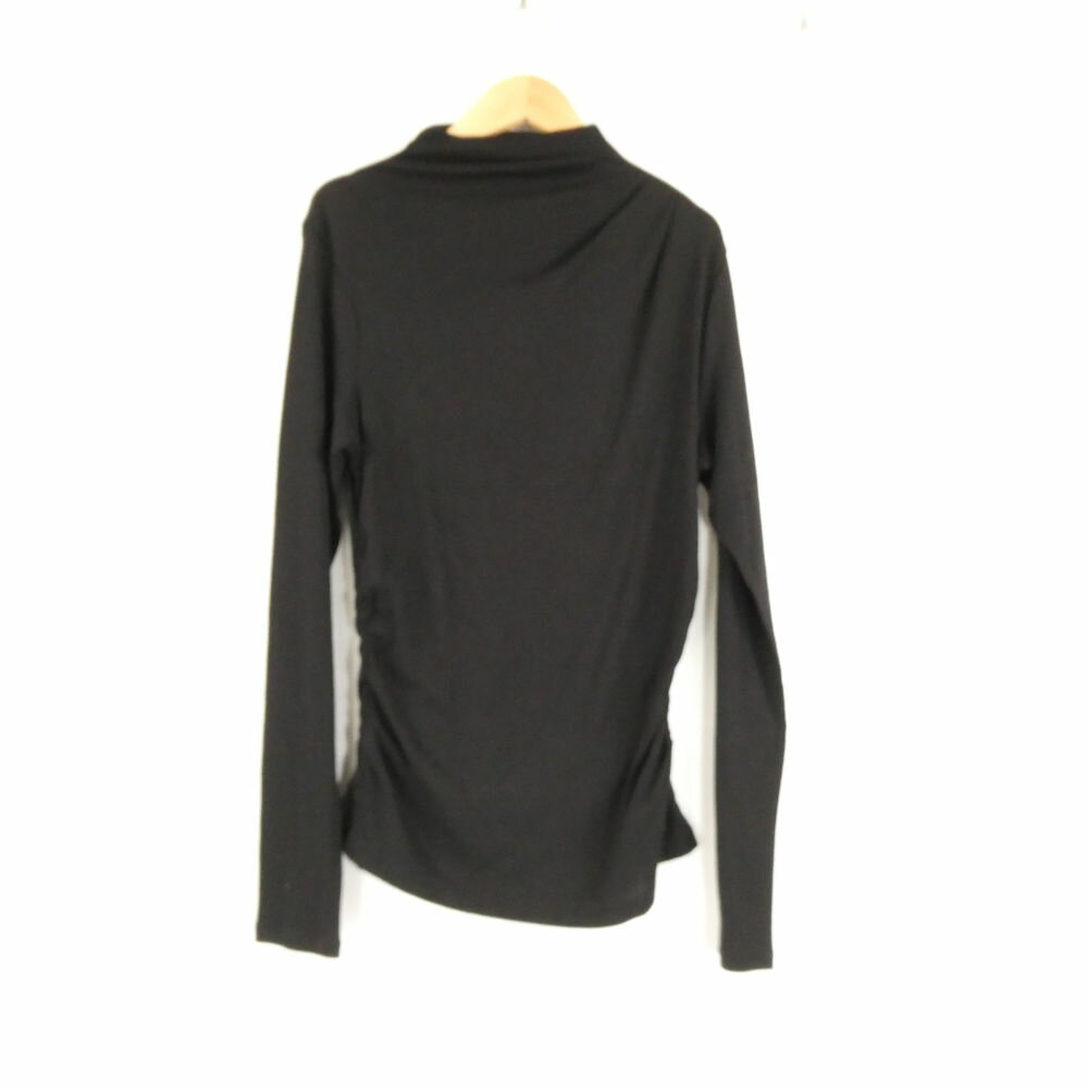 樂天商城 - 美品 Theory セオリー 5301012 トップス L レーヨン他 長袖 ハイネック ギャザー レディース AD1753A1 【中古】