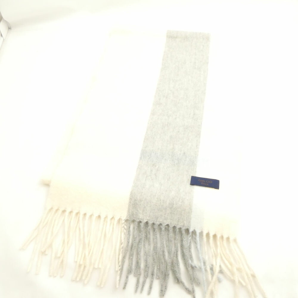 Rakuten - 美品 Luna Luce Roca ルナルーチェロカ マフラー グレー ブルー レディース AD1755A87 【中古】