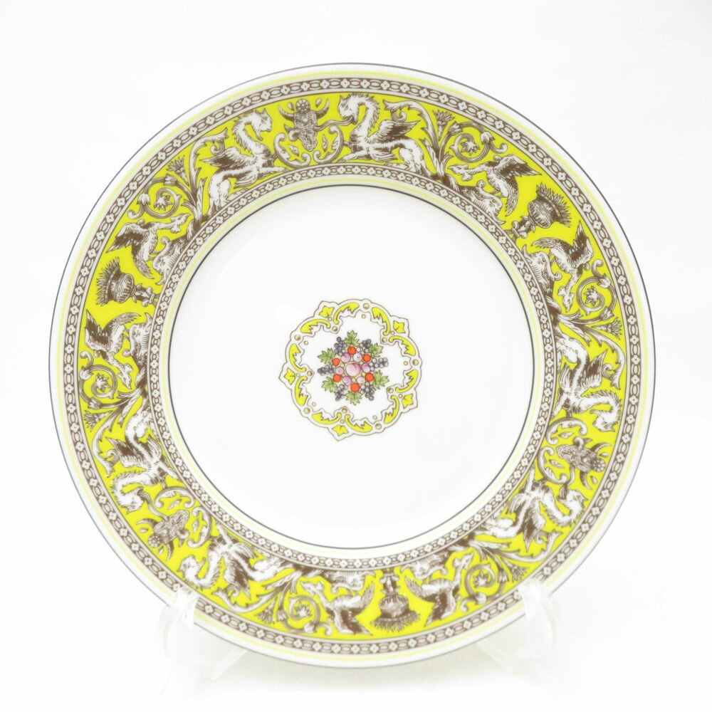 未使用 WEDGWOOD ウェッジウッド フロレンティーン シトロン 中皿 20cmプレート サラダ デザート SC11033L1 【中古】
