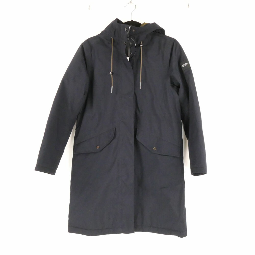 Rakuten - AIGLE エーグル ゴアテックス GORE-TEX コート 36 ポリエステル100％ 中綿 フード フーディ レディース AM8674B23 【中古】