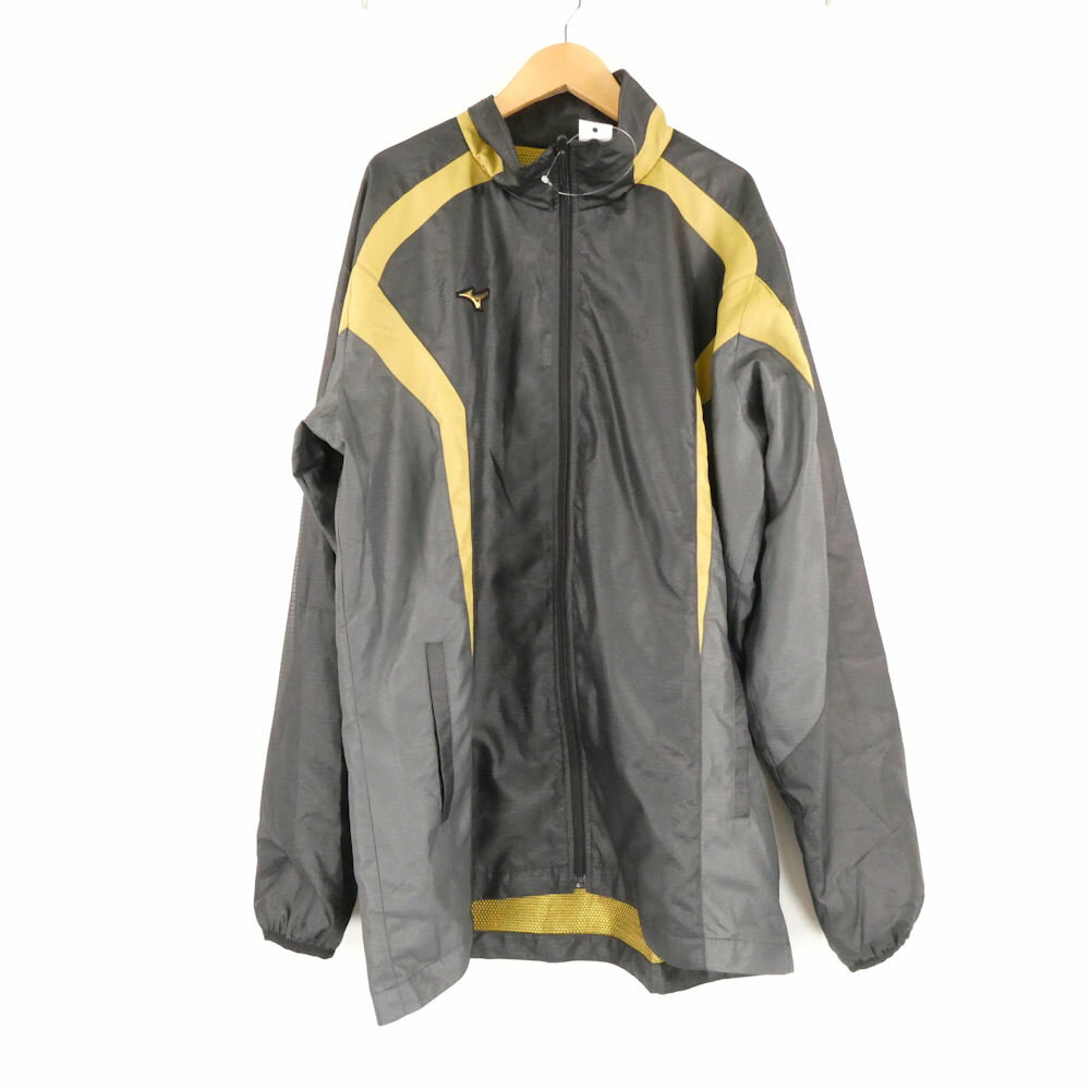 MIZUNO - 美品 MIZUNO ミズノ ウィンドブレーカー XO ポリエステル100％ ナイロンジャケット ゴールド メンズ HD189A86 【中古】