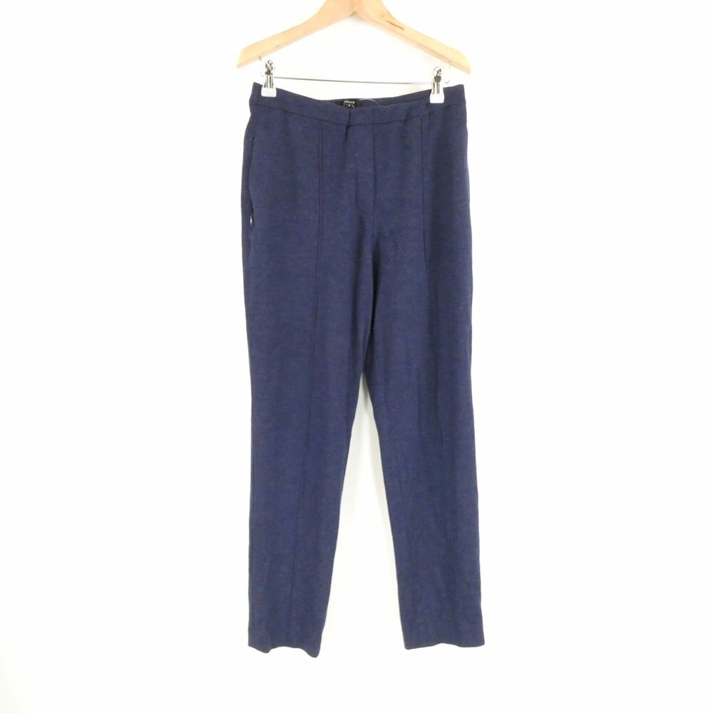 Rakuten - 美品 Theory セオリー FINE SMOOTH JSY/WAIST PANT GB テーパードパンツ 0 S相当 ウール100% 770デニムメランジ ボトムス 22AW レディース AU4388A77 【中古】