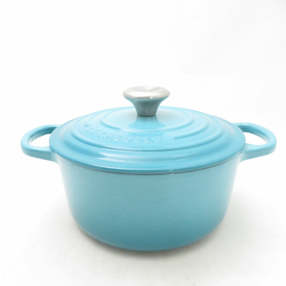 LE CREUSET ココットロンド 水色 18cm ルクルーゼ ル・クルーゼ ココット・ロンド 18cm カリビアンブルー 2501 鋳物
