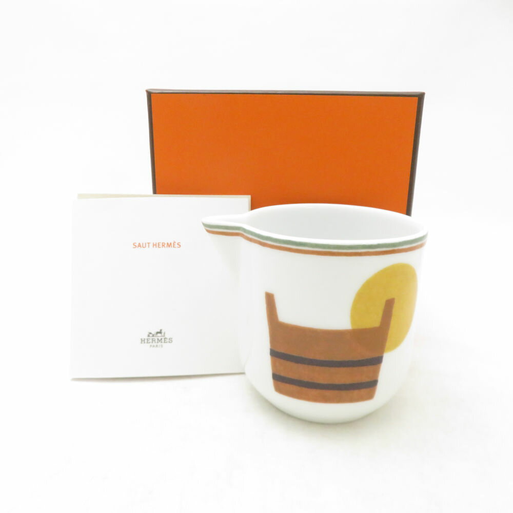 未使用 HERMES エルメス ソー エルメス クリーマー ミルク ピッチャー SM5152R1 【中古】