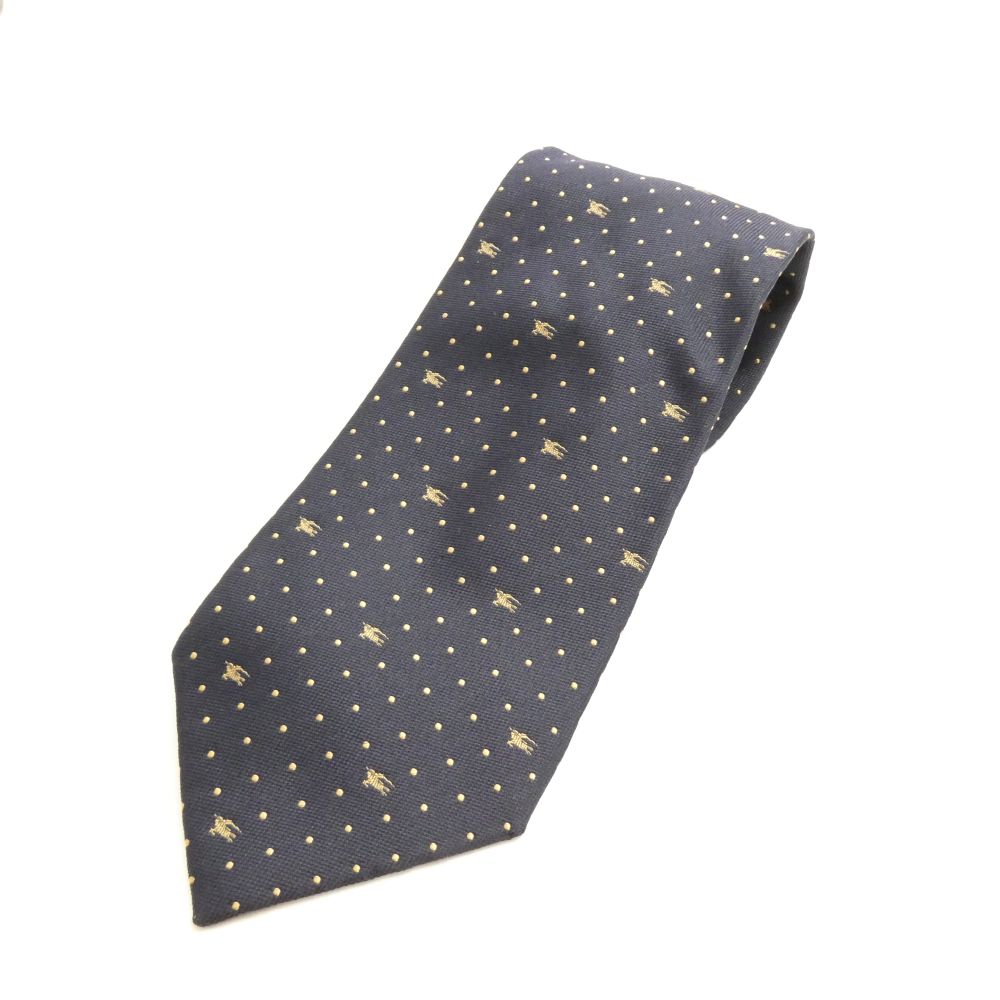 BURBERRY - 美品 BURBERRY バーバリー ネクタイ シルク ドット メンズ AN3106 【中古】