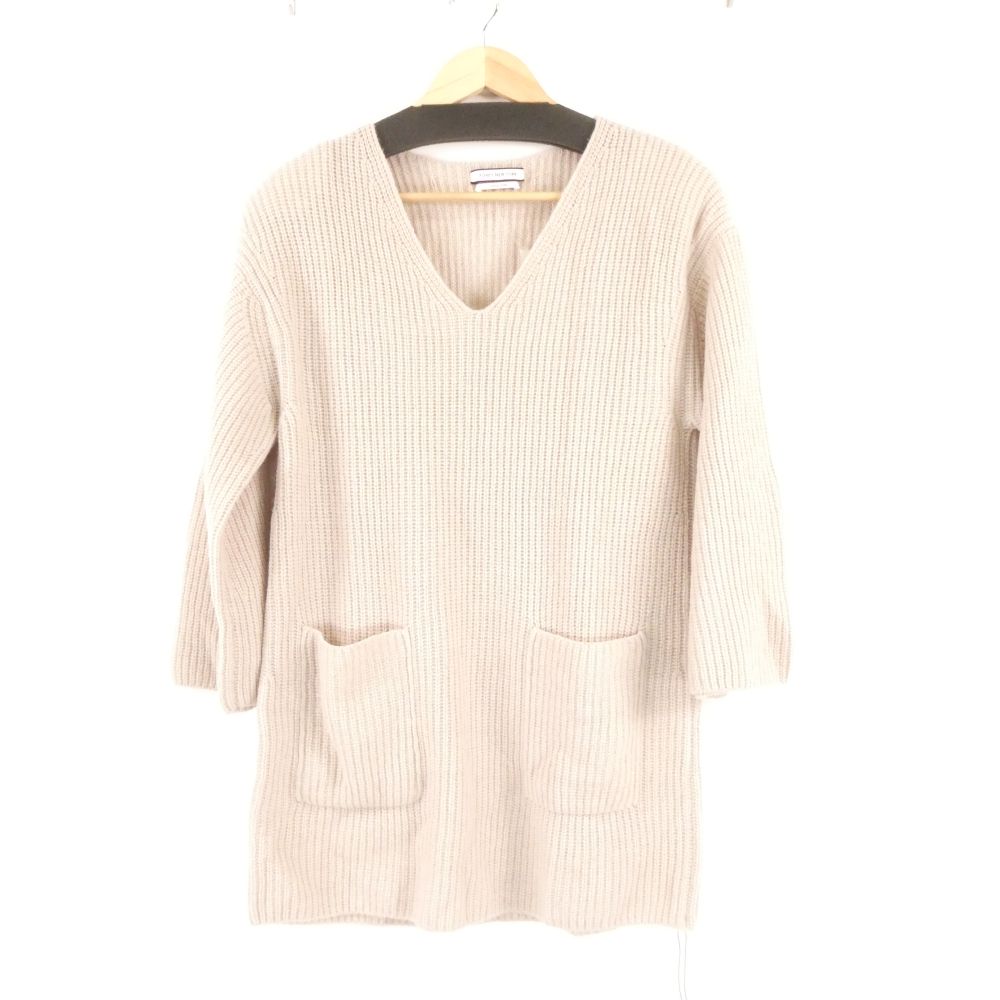 Rakuten - 美品 FOXEY NEW YORK フォクシー 39267 ニットワンピース 40 ウール カシミヤ 長袖 肩パット レディース AN3134A39 【中古】