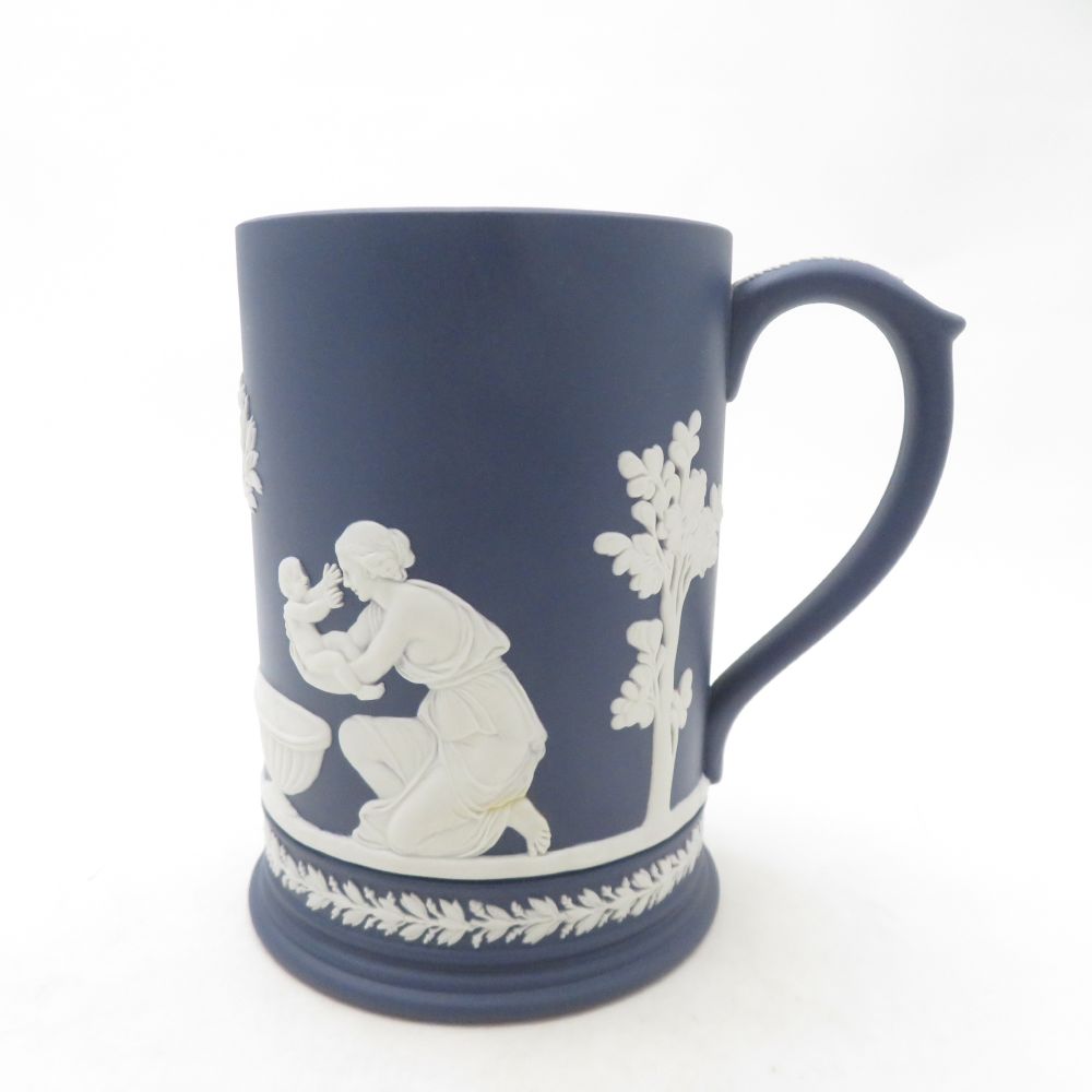 未使用 WEDGWOOD ウェッジウッド キリンビアマグコレクション 1989年 ジャスパー ビアマグ ビール ジョッキ 陶器 SM5245X2 【中古】
