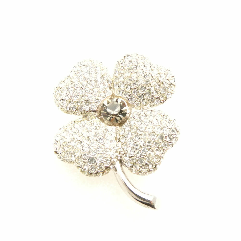 美品 FOXEY BOUTIQUE フォクシー ブローチ クローバー レディース AN3145 【中古】