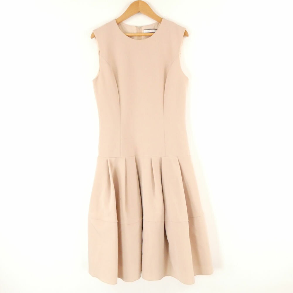 樂天商城 - 美品 FOXEY NEW YORK フォクシー 36461 マットストレッチ グログラン ノースリーブワンピース 38 S相当 トリアセテート他 ひざ下丈 レディース AO4139A75 【中古】