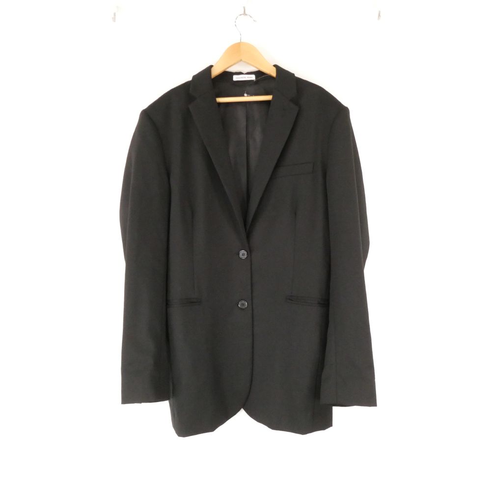 乐天商城 - 美品 DESIGNERS REMIX CHARLOTTE ESKILDSEN デザイナーズリミックス テーラードジャケット 36 ポリエステル ウール 長袖 肩パッド レディース AN3256A89 【中古】