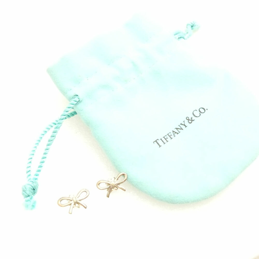Rakuten - TIFFANY＆Co. ティファニー ピアス 925 リボン ボウ モチーフ レディース AM8742 【中古】