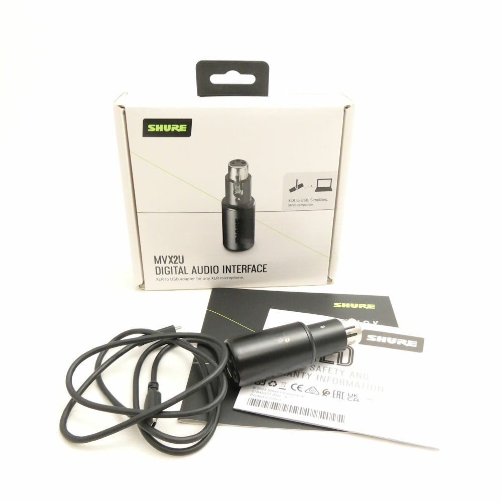 楽天市場】SHURE MVX2U デジタルオーディオインターフェースの通販