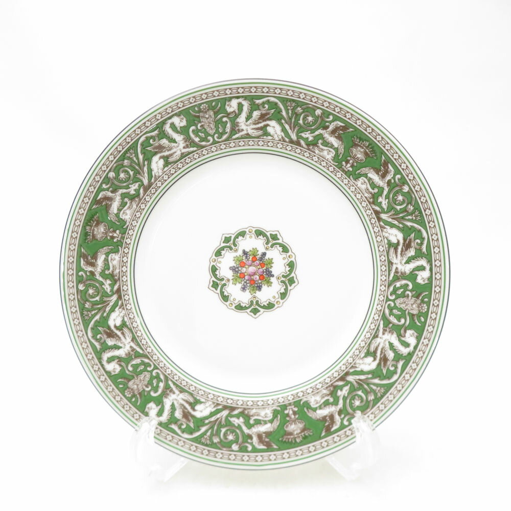 Rakuten - 未使用 WEDGWOOD ウェッジウッド フロレンティーン ヴェルデ 中皿 20cmプレート 電子レンジ・食洗機可 SC11114G2 【中古】