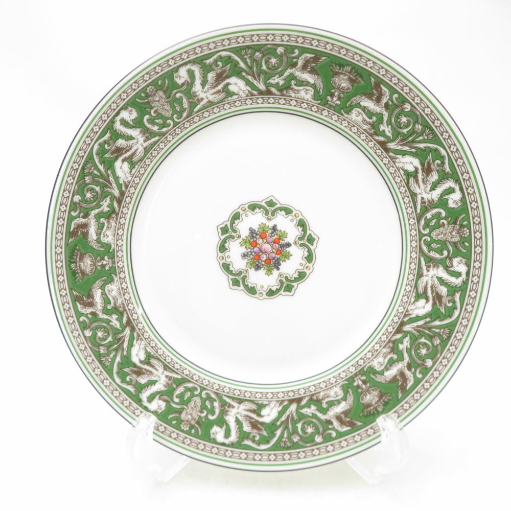Rakuten - 未使用 WEDGWOOD ウェッジウッド フロレンティーン ヴェルデ 中皿 20cmプレート 電子レンジ・食洗機可 SC11115G2 【中古】