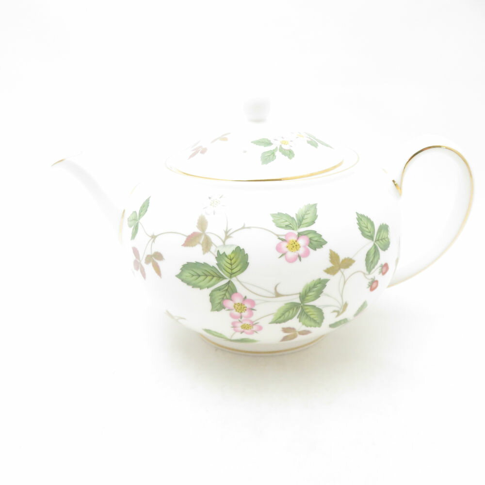 Rakuten - 未使用 WEDGWOOD ウェッジウッド ワイルドストロベリー ティーポット 1200ml 1.2L Lサイズ SO3912K2 【中古】
