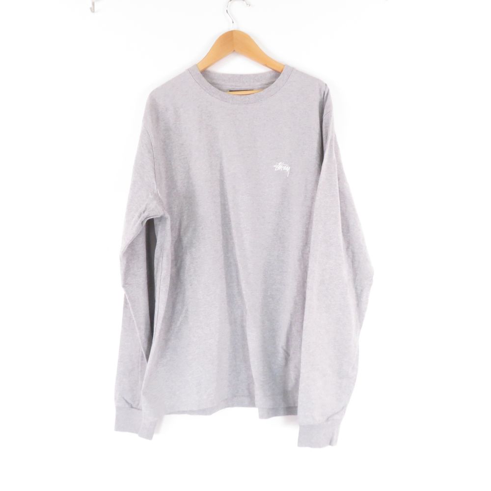 美品STUSSYステューシー1140242StockLogoCrewロンT1点Mコットン長袖AN3277A94【中古】