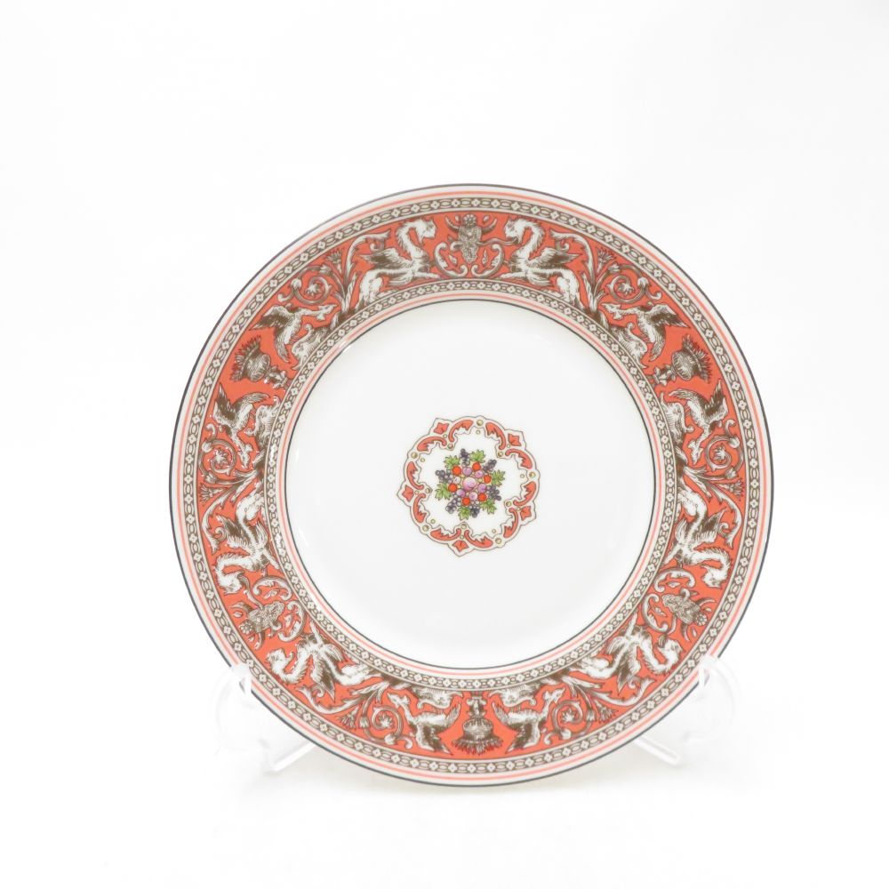 樂天商城 - 未使用 WEDGWOOD ウェッジウッド フロレンティーン サーモン 中皿 20cmプレート 電子レンジ/食洗機可 SC11177R1 【中古】