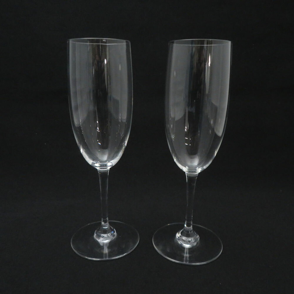 Baccarat バカラ パーフェクション シャンパングラス 2客 ペア SM5266D1 【中古】