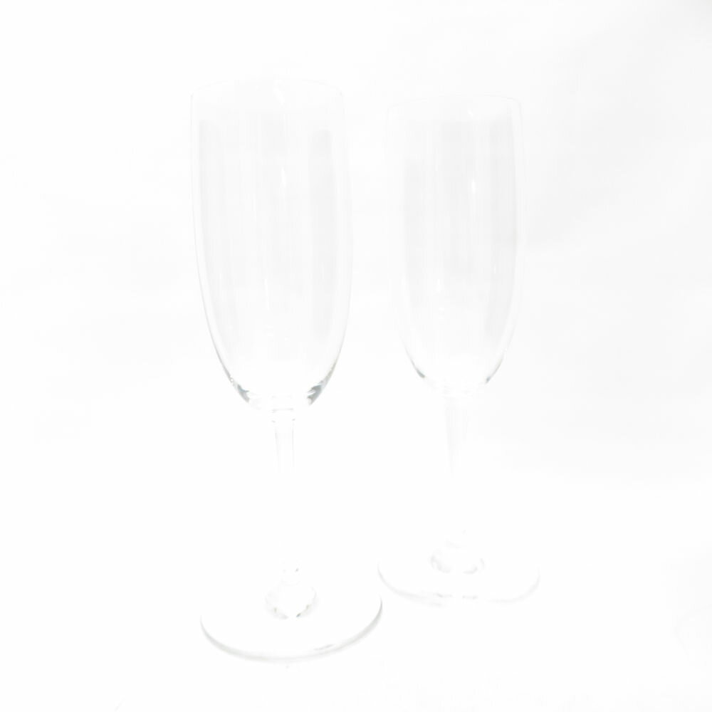 Baccarat バカラ パーフェクション シャンパングラス 2客 ペア SM5267D1 【中古】