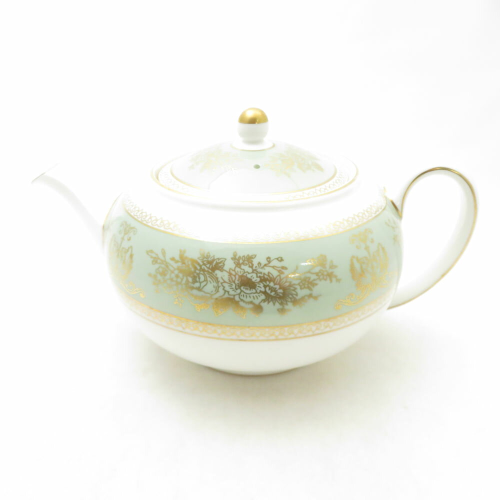 Rakuten - WEDGWOOD ウェッジウッド コロンビアセージグリーン ティーポット 1.2L 1200ml Lサイズ SO3920E1 【中古】
