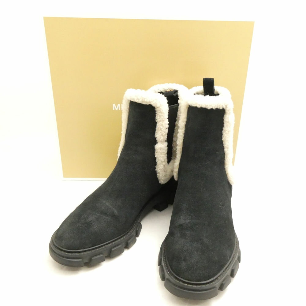 美品 MICHAEL KORS マイケルコース FLAT RIDLEY BOOTIE ブーティ ブーツ 7.0 24cm相当 ラバーソール シューズ 靴 レディース レディース AU4452A6 【中古】