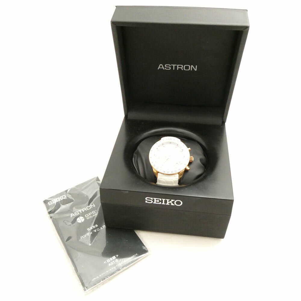 M - SEIKO セイコー 5X53-0AC0/SBXC004 腕時計 ソーラー ストーン アナログ レディース AD1946 【中古】