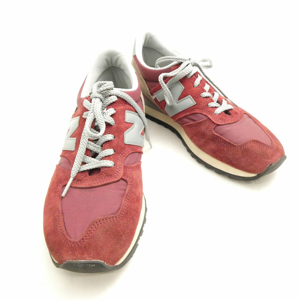美品 newbalance ニューバランス M730UKF BURGUNDY スニーカー USA8.5D 40周年記念 アニバーサリー AM8845