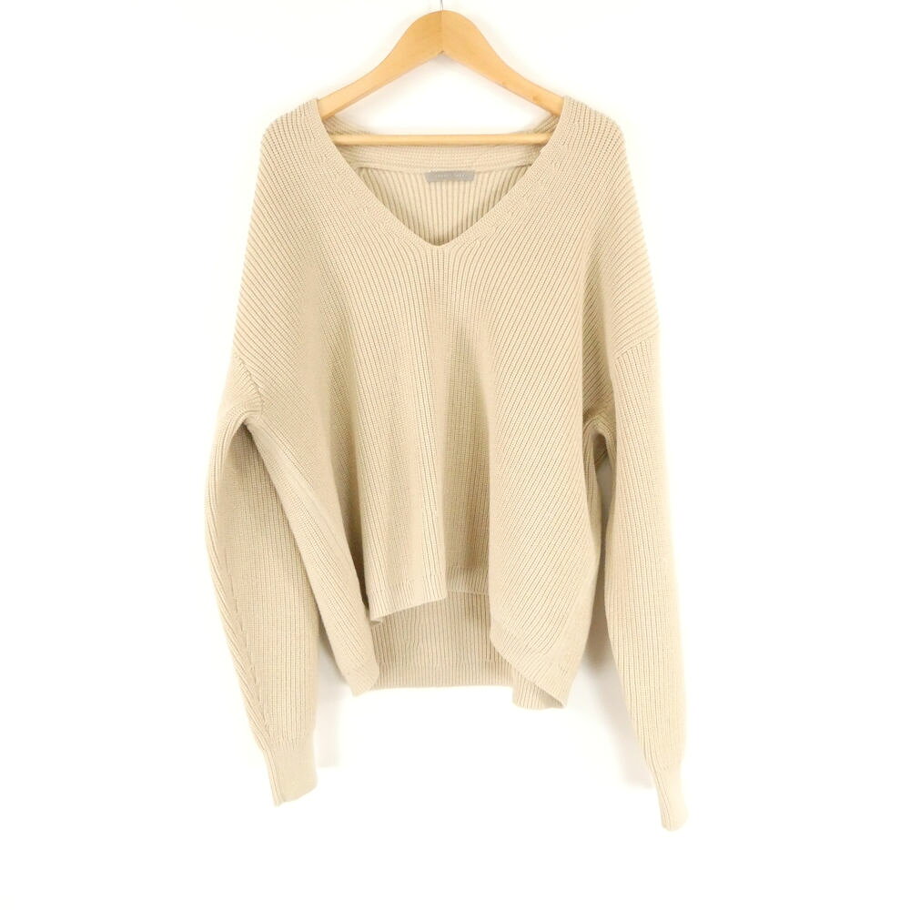 美品 theory luxe セオリー 03-4101745 ミドルゲージ ニット 38…