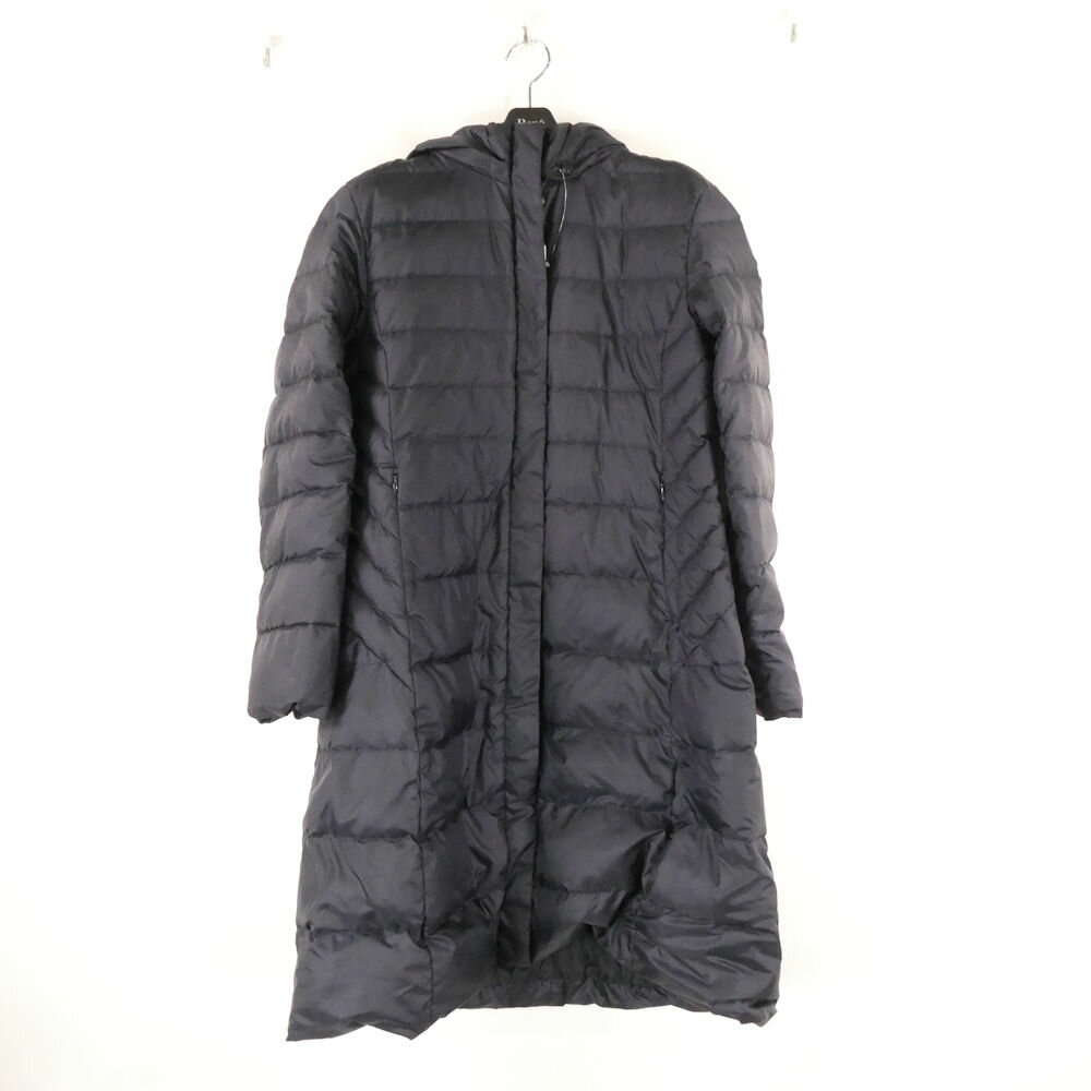 美品 UNTITLED アンタイトル BC153-97505JJ polish white duck down ダウンコート 4 ポリエステル フード取り外し レディース AN3320B4 
