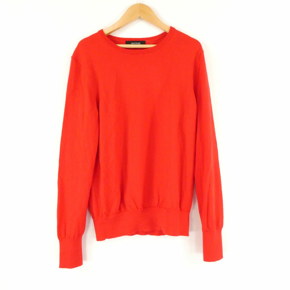 Rakuten - 美品 UNTITLED アンタイトル 153-14554 クルーネック ニット 4 ウール 長袖 レディース AN3333A93 【中古】