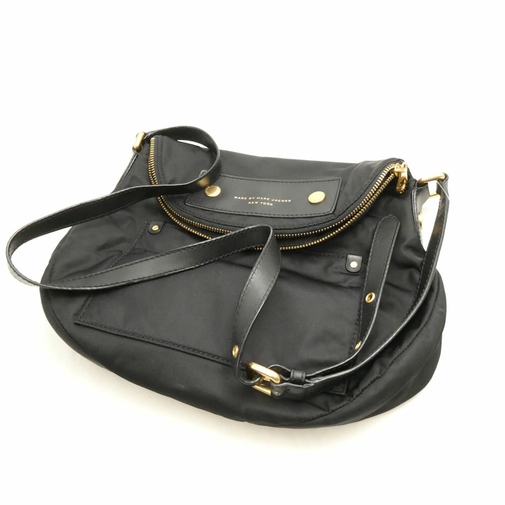 樂天商城 - 美品 MARC BY MARC JACOBS マークバイマークジェイコブス M3PE128 ショルダーバッグ ナイロン、PVC 斜めがけ 2way 鞄 カバン かばん レディース AU4443 【中古】