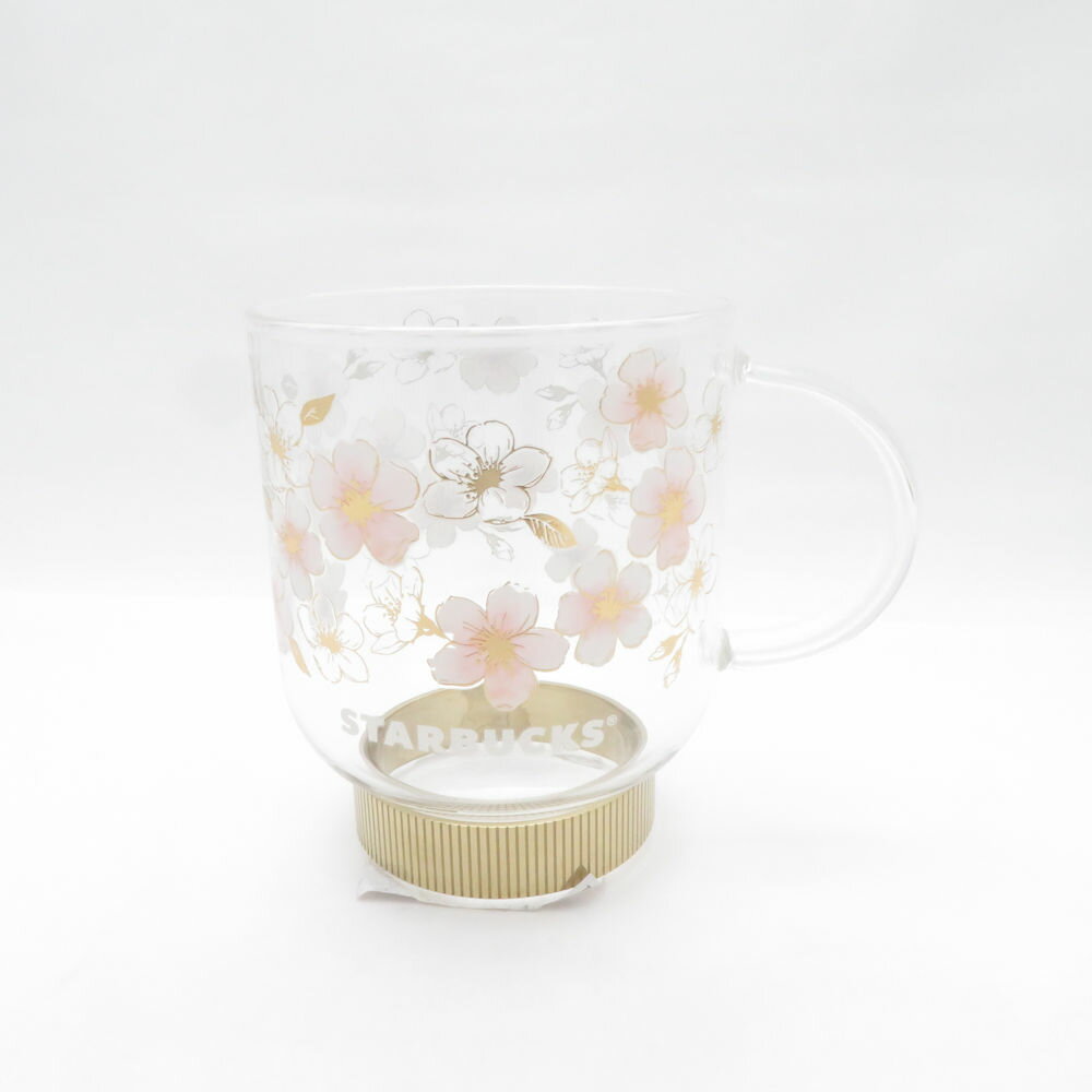Rakuten - 未使用 STARBUCKS スターバックス SAKURA2026 さくら マグカップ 355ml 耐熱グラス 熱湯 スタバ コーヒー SU14248L1 【中古】