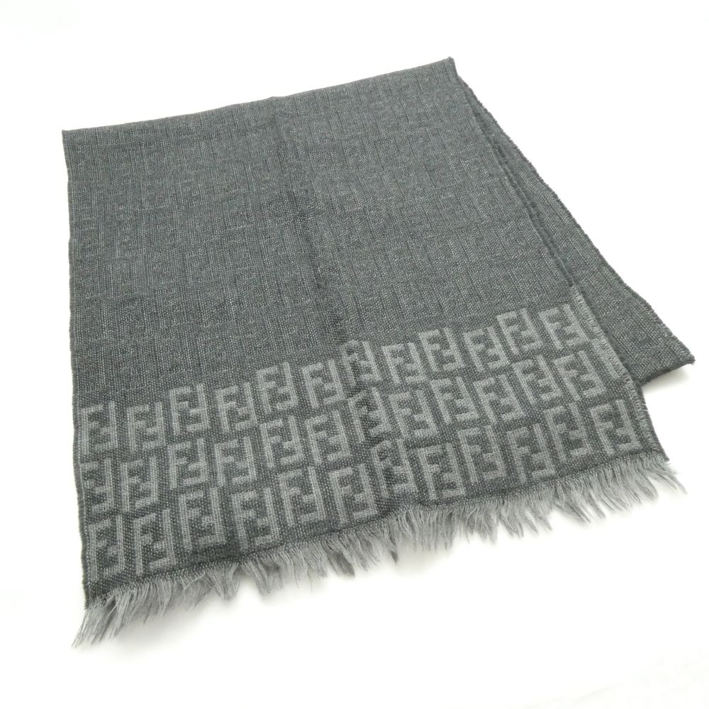 樂天商城 - 美品 FENDI フェンディ マフラー ウール100％ レディース AC1871 【中古】