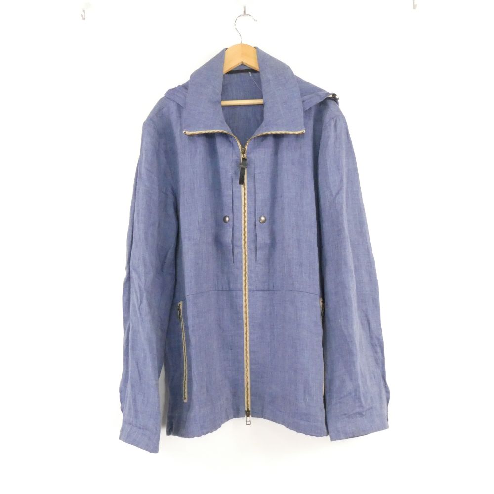 乐天商城 - Paul Smith ポールスミス PP-BG-68264 マウンテンパーカー L 麻100％ アウター ジャケット 帽子脱着式 メンズ AD1923A4 【中古】