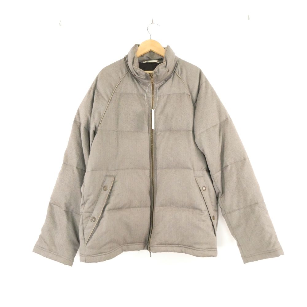 乐天商城 - Paul Smith ポールスミス ダウンジャケット XL ポリエステル他 グレージュ アウター メンズ AD1925B24 【中古】