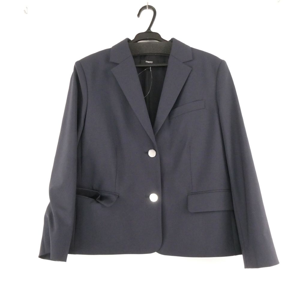 乐天商城 - 美品 Theory セオリー 01-4304106-896-704 テーラードジャケット 4 Lサイズ相当 ウール他 ジャケット レディース AD1965 【中古】