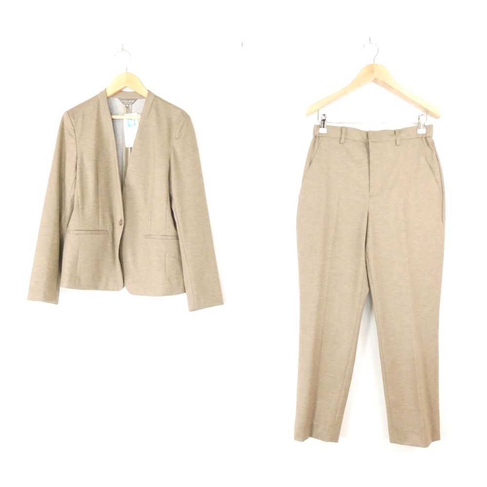 Rakuten - 未使用 UNITED ARROWS ユナイテッドアローズ A day in the life 6322-699-0229-2530 スーツ ジャケット：36 パンツ：38 ポリエステル レーヨン セットアップ ノーカラージャケット パンツ レディース AN3391A4 【中古】