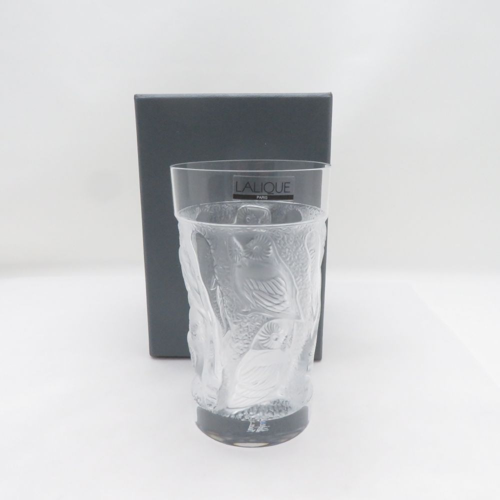 Rakuten - 未使用 LALIQUE ラリック ユロット ハイボールタンブラー フロステッドクリスタル トール H12.5 梟 ふくろう フクロウ SU14311A3 【中古】