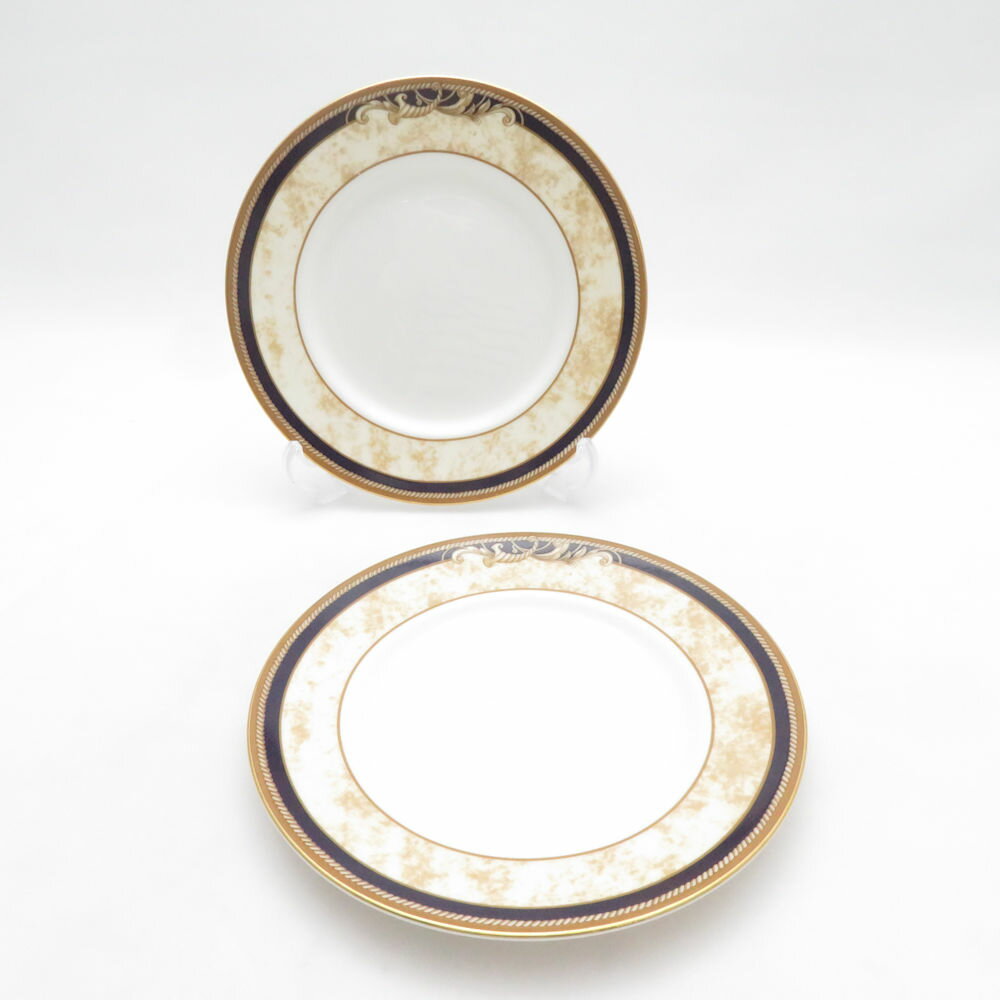 乐天商城 - 美品 WEDGWOOD ウェッジウッド コーヌコピア 中皿 2枚 ペア 15cmプレート パン SC11163A2 【中古】